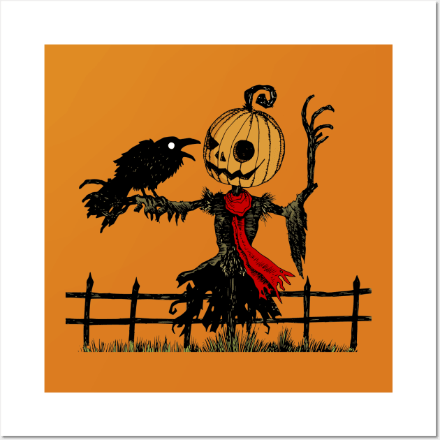 Scarecrow Wall Art by djrbennett